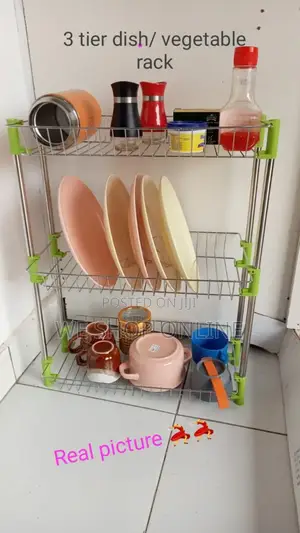 Multipurpose Stainless Steel 3 Tier Storage Rack