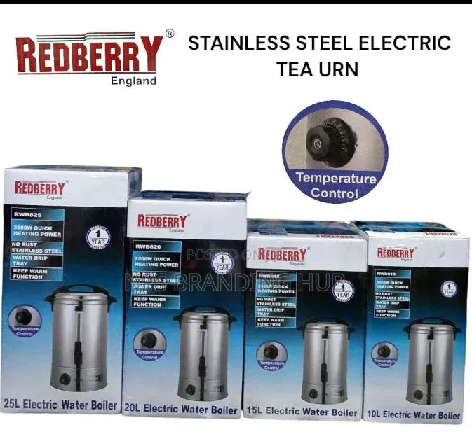 25 Litres Electric Tea Urn (Redberry)