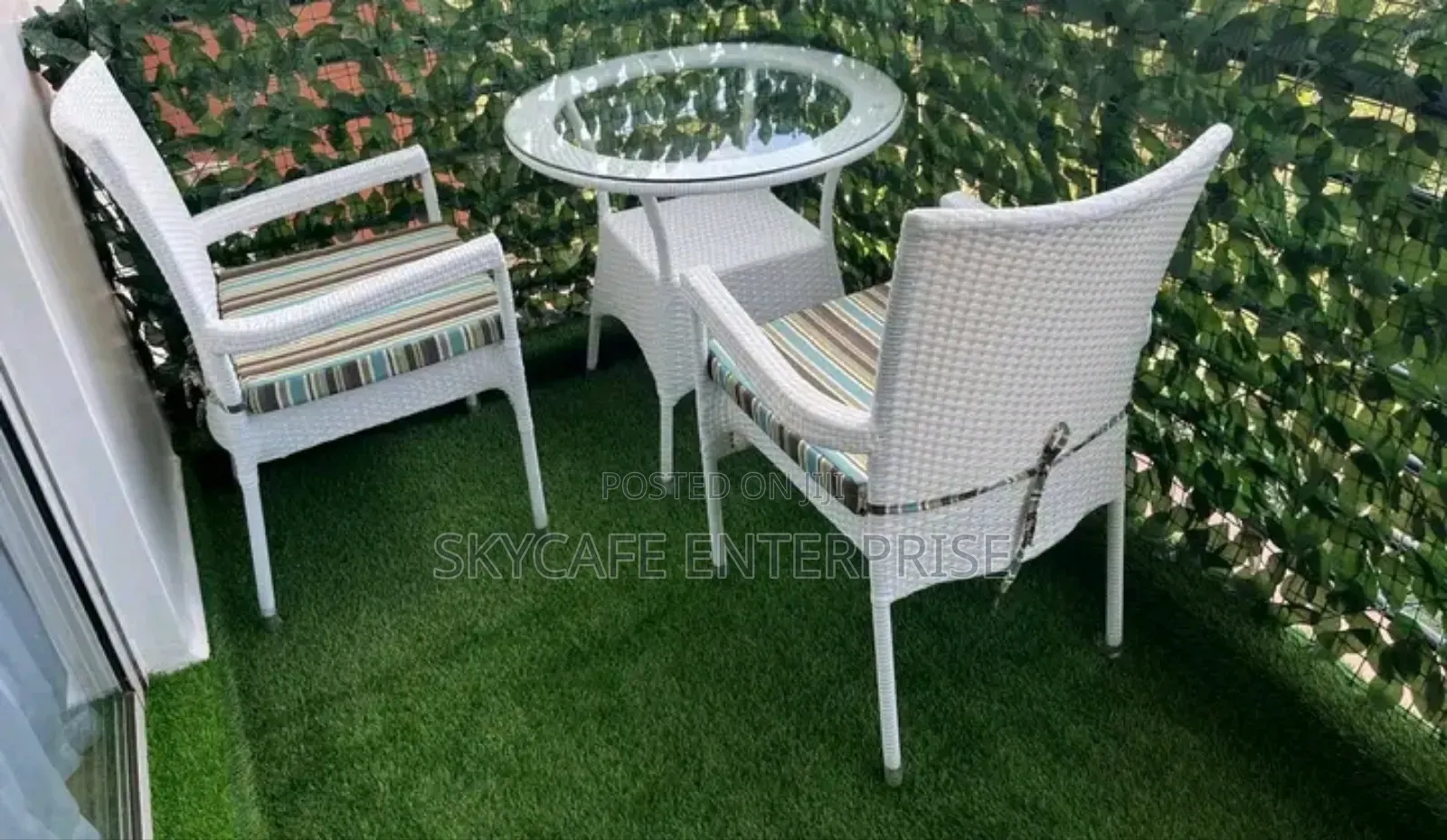 Rattan Balcony Set(Chairs+Table)