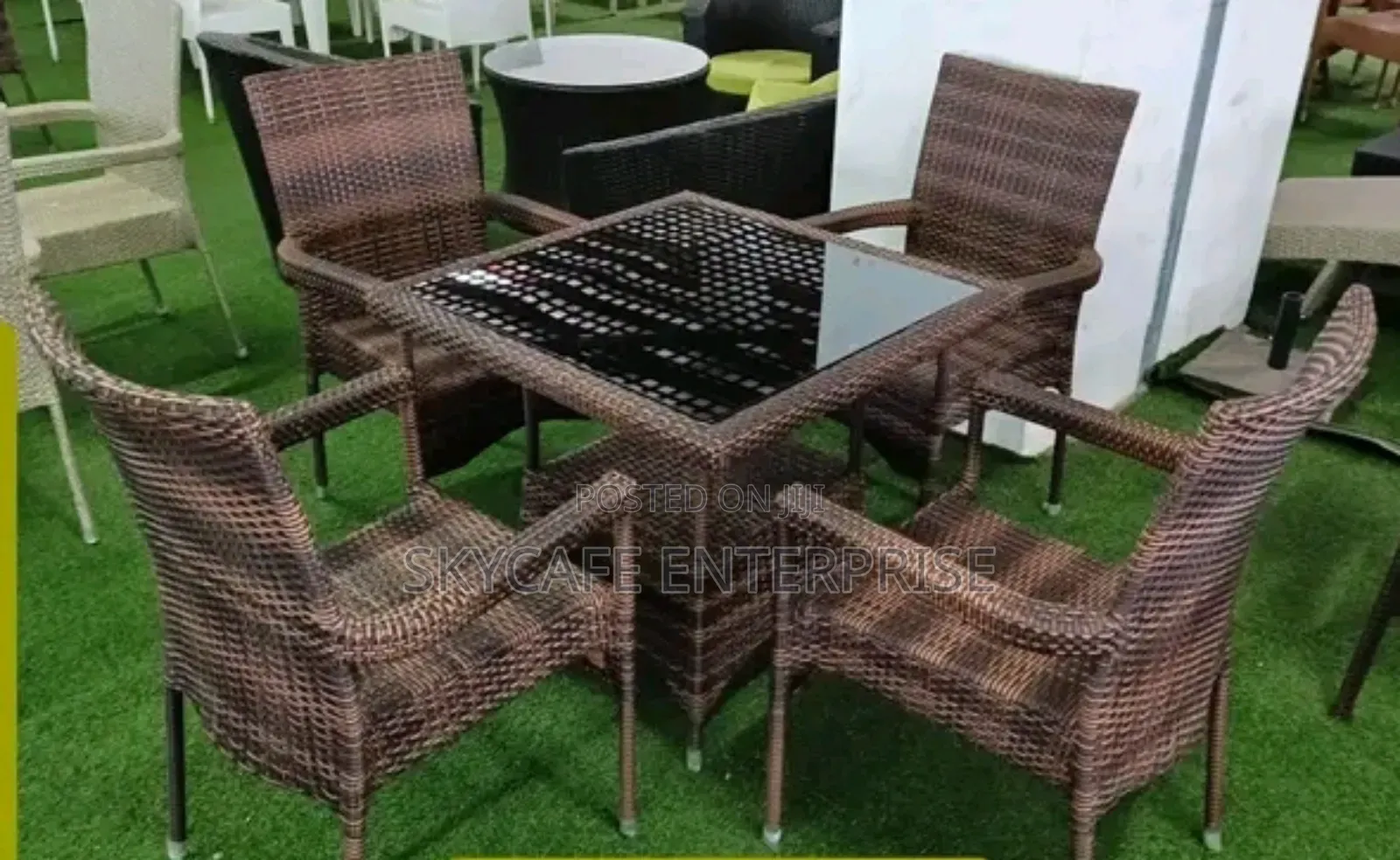 4 Seater Rattan Balcony Set