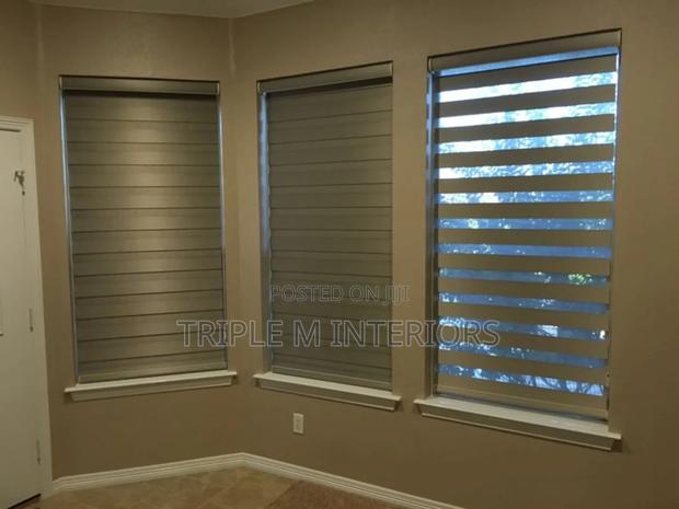 Minimal Stripe Roller Zebra Blinds