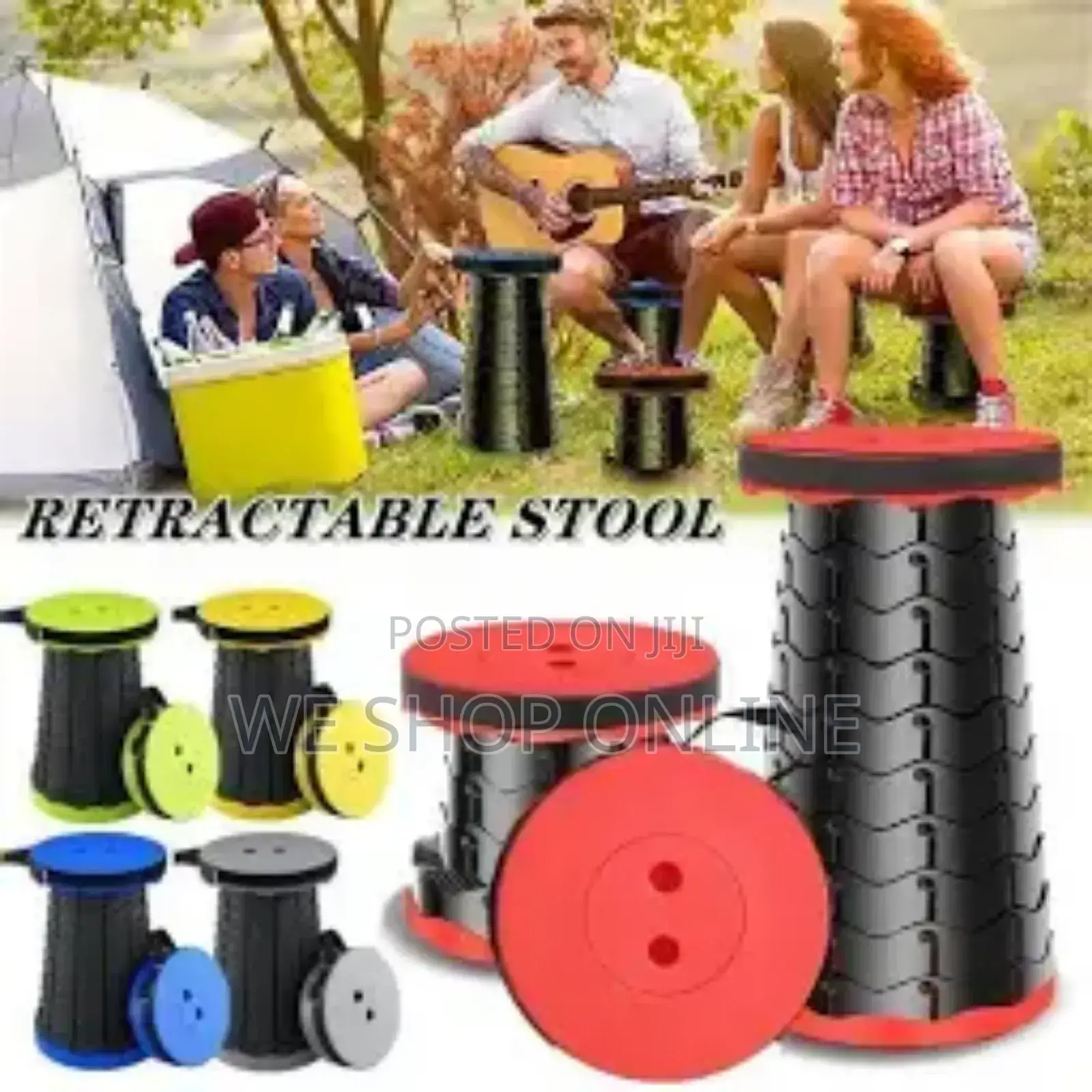*Portable* Telescopic *Stool* Adjustable Height , *45 Cm