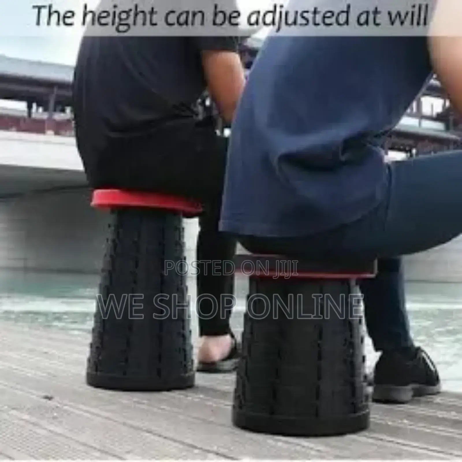 *Portable* Telescopic *Stool* Adjustable Height , *45 Cm
