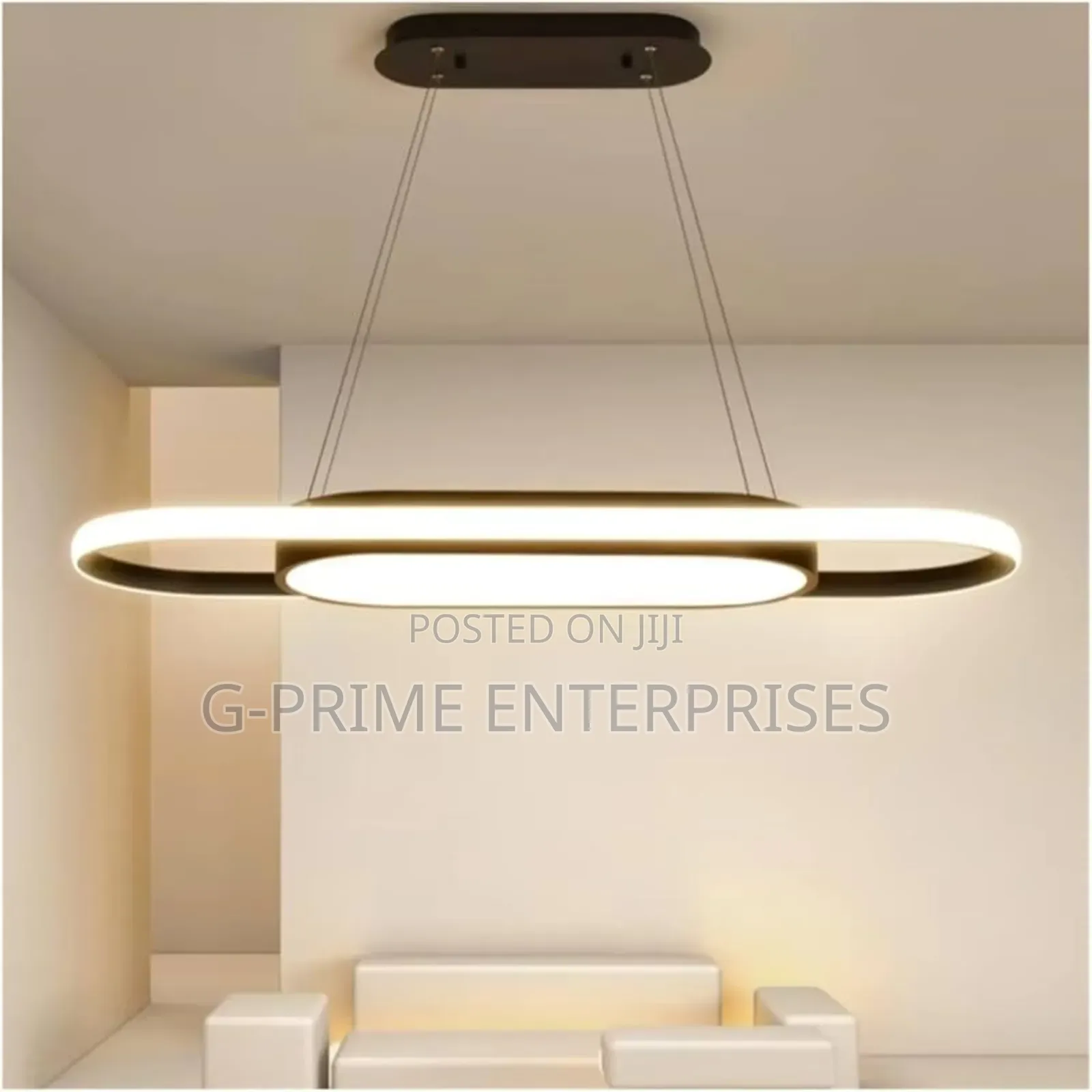 Elliptical Pendant Chandelier