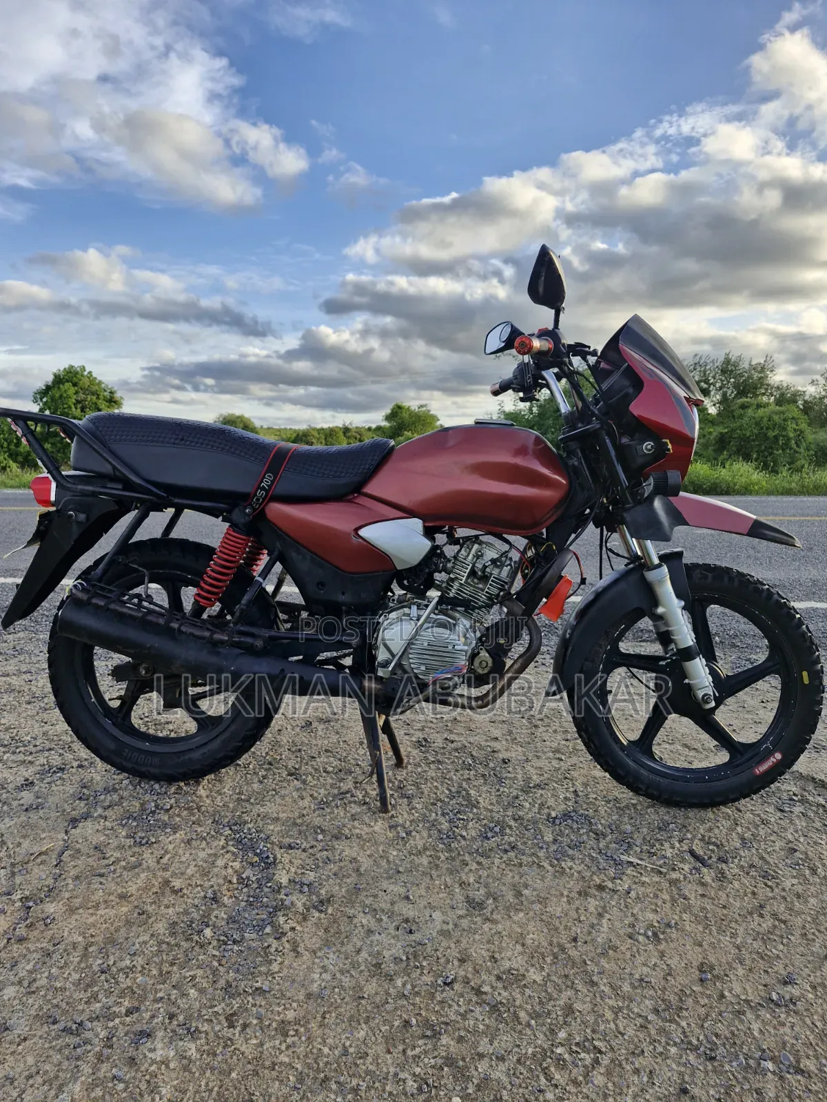 TVS HLX Plus ES 2022 Red
