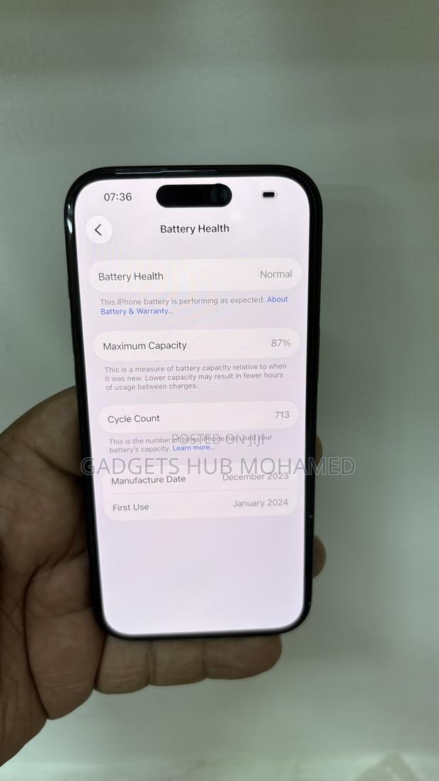 Apple iPhone 15 128 GB Black - thumbnail 3