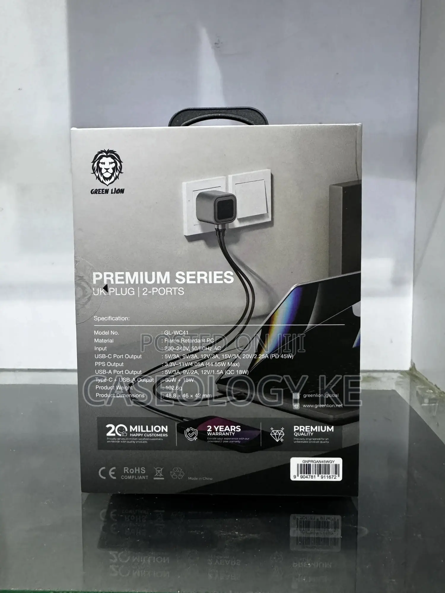 Premium Series 2 Ports 45w Power Adapter
