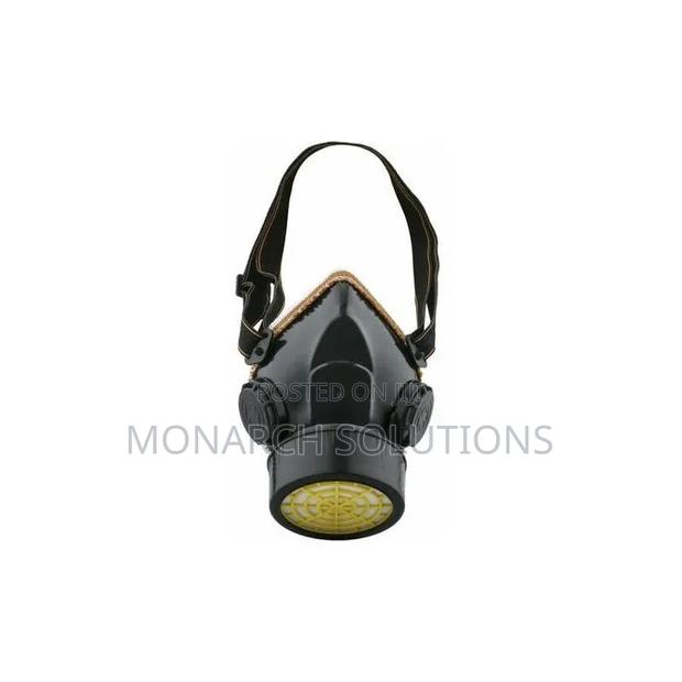 Black And Yellow Single Respiratory Mask