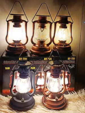 Vintage Emergency Lanterns -electric Solar