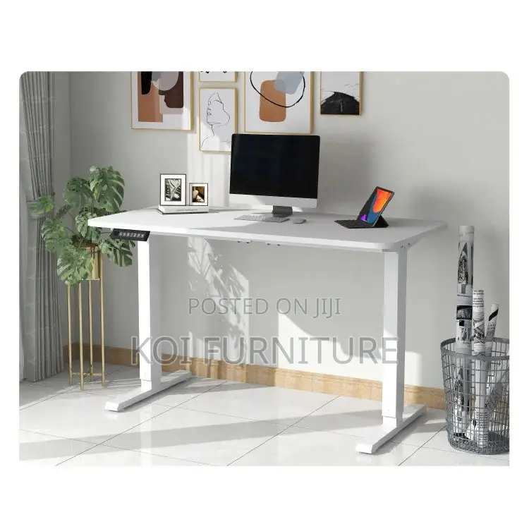 Office Desk; 1200mm Black Home Office Electric High End Desk