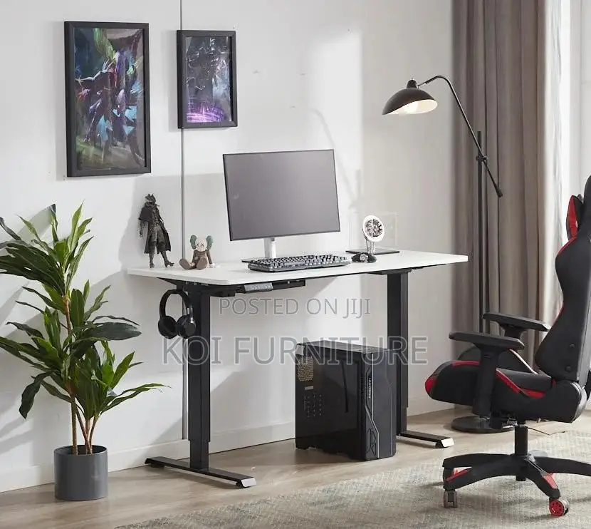 Office Desk; 1200mm Black Home Office Electric High End Desk