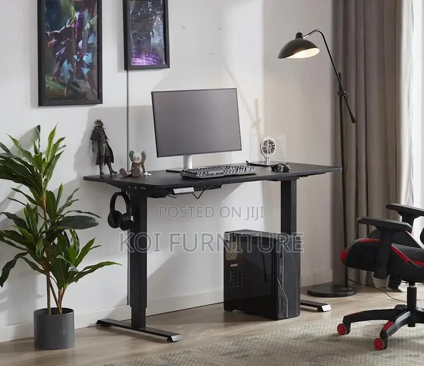 Office Desk; 1200mm Black Home Office Electric High End Desk