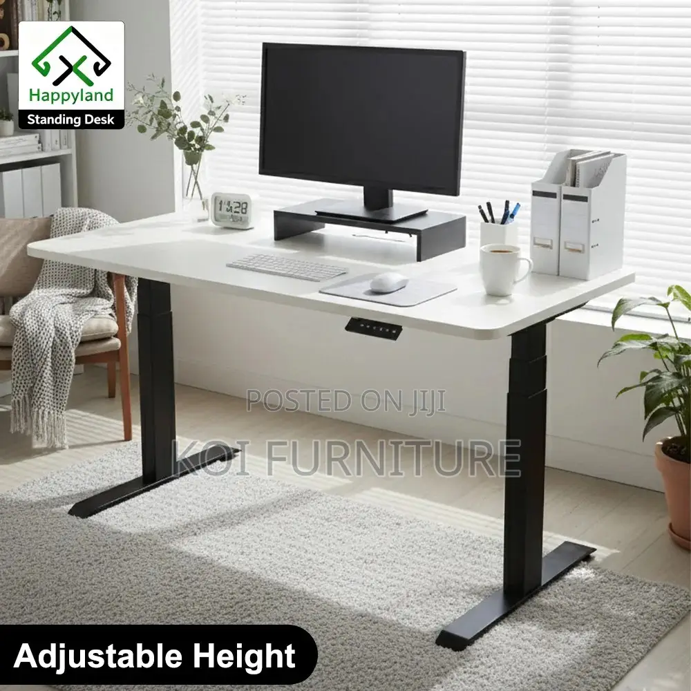 Office Desk; 1200mm Black Home Office Electric High End Desk