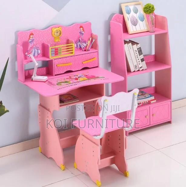 Home Desk; Colorful Home School Matching Desk Chairs Set For Kids - main view