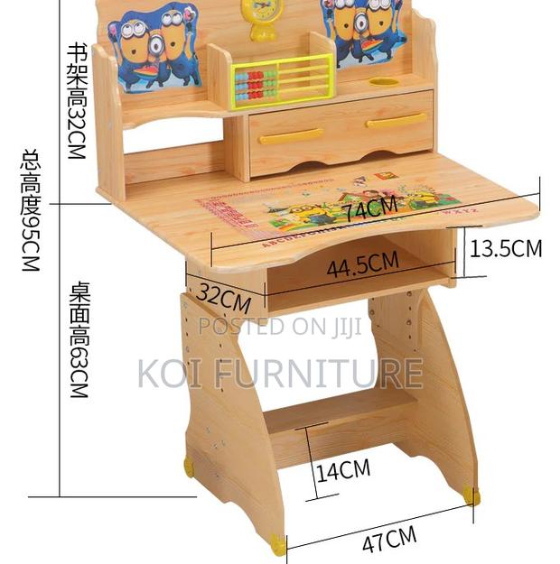 Home Desk; Colorful Home School Matching Desk Chairs Set For Kids - thumbnail 6