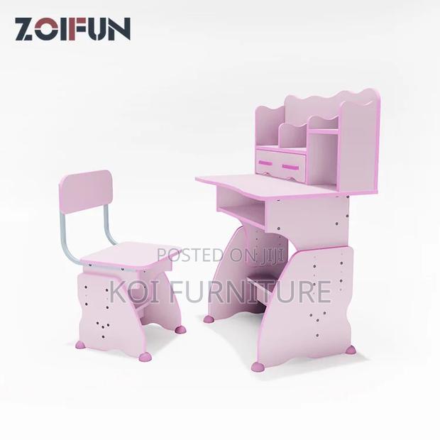 Home Desk; Colorful Home School Matching Desk Chairs Set For Kids - thumbnail 8