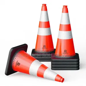 Black Base Road Cone