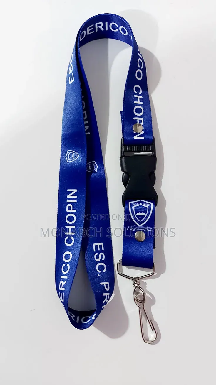 Blue Lanyards With Logo