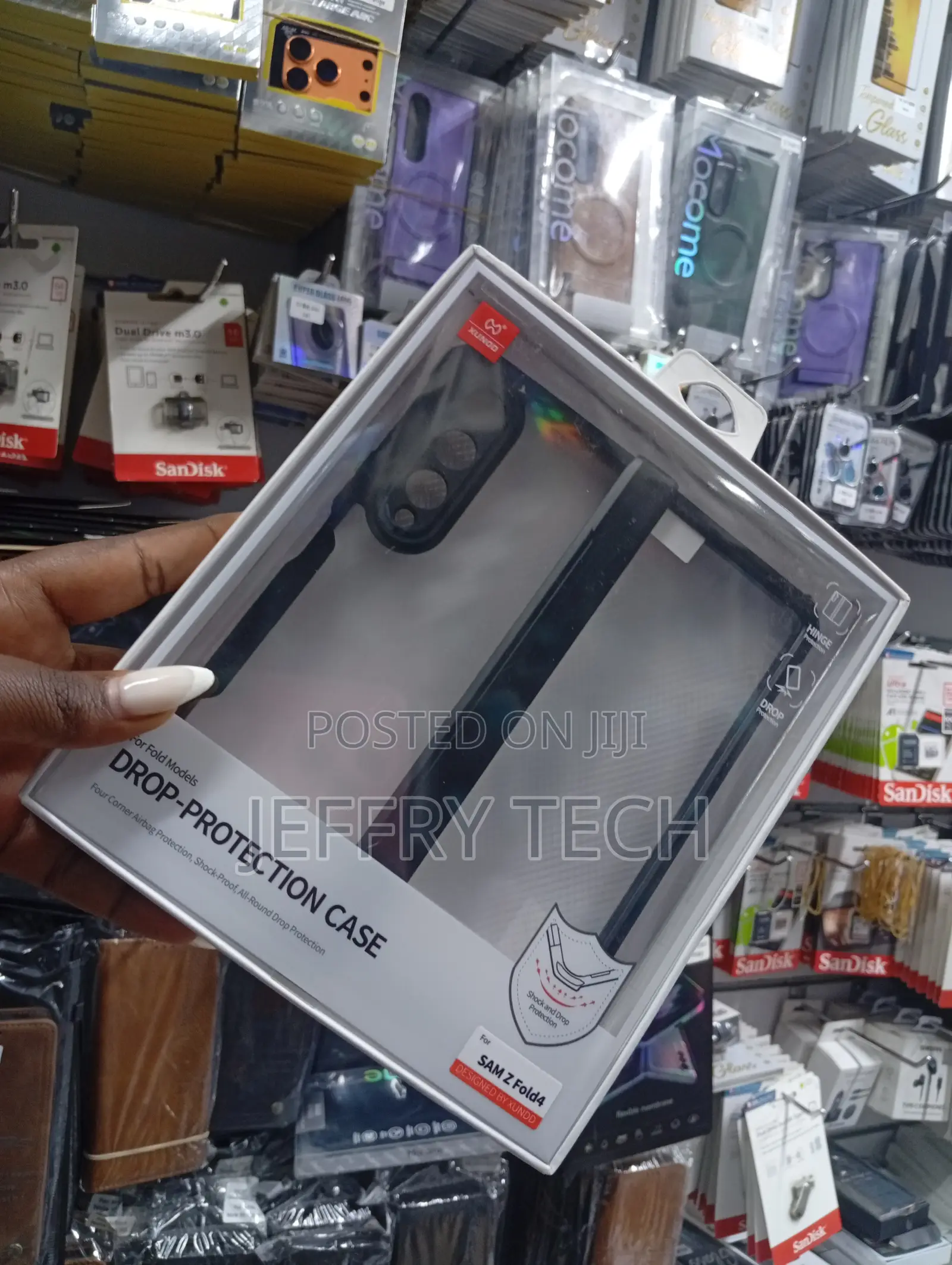 Samsung Z Fold 4 Transparent Og Xundd Back Cover