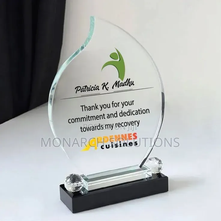Leaf Shape Awards With Printing