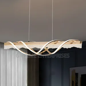 Swirl Straight Led Chandelier