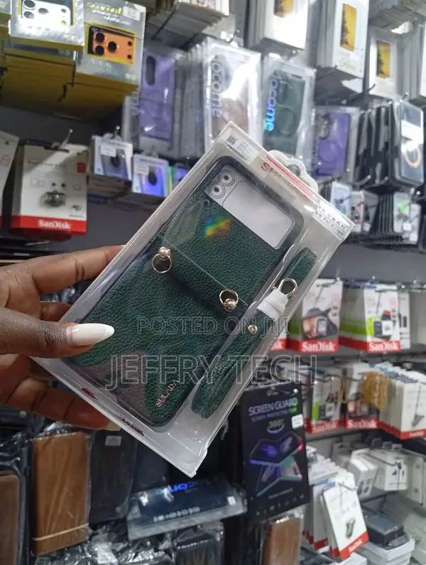 Samsung Galaxy Z Flip 3 Slim Case, Luxury Pu Leather
