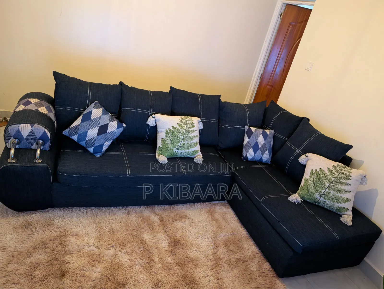 Modern 6 Seater L Shaped Sofa