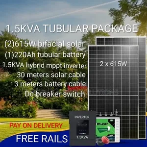1.5kva - (2)615w Solar Offgrid 220ah Tubular Battery Pay On Delivery