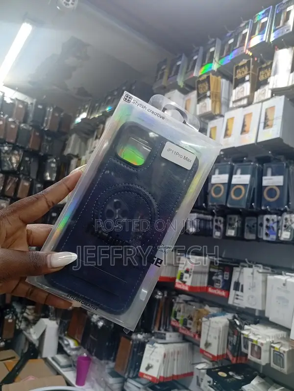iPhone 17 Pro Max 16 15 14 13 Business Pu Leather Case Invisible Stan