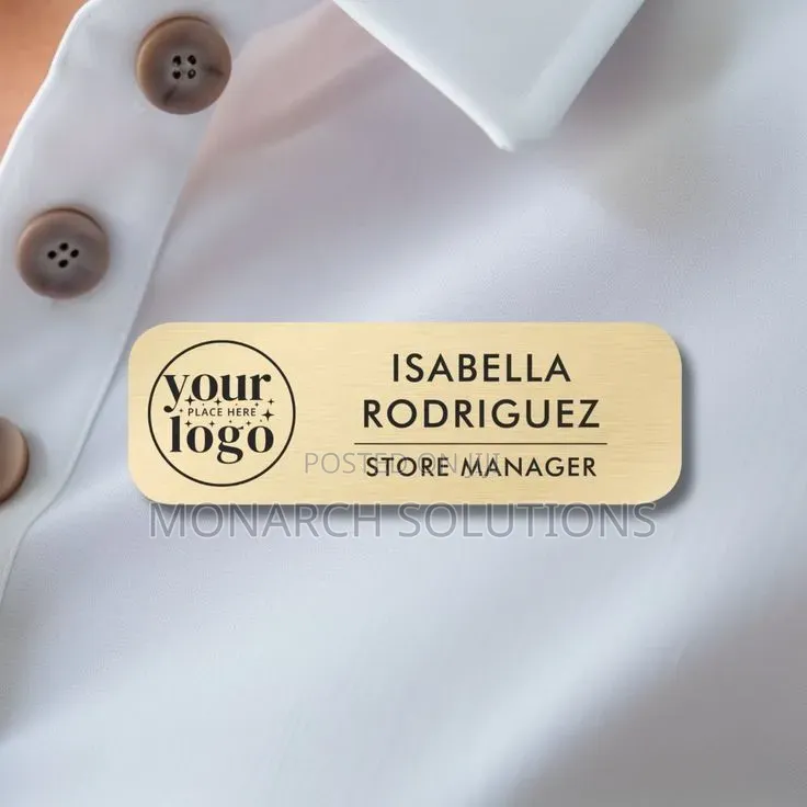 Golden Nametags