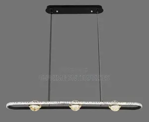 Crystal Linear Globe Chandelier Light