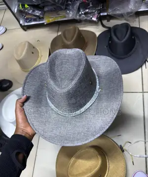 Gray Unisex Cowboy Hats Cowgirl Hats