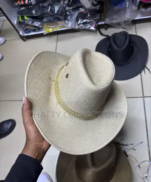 Beige Unisex Cowboy Hats Cowgirl Hats