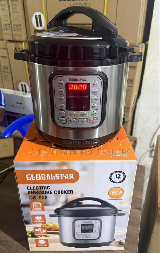Globalstar 6l Electric Digital Pressure Cooker 1000w