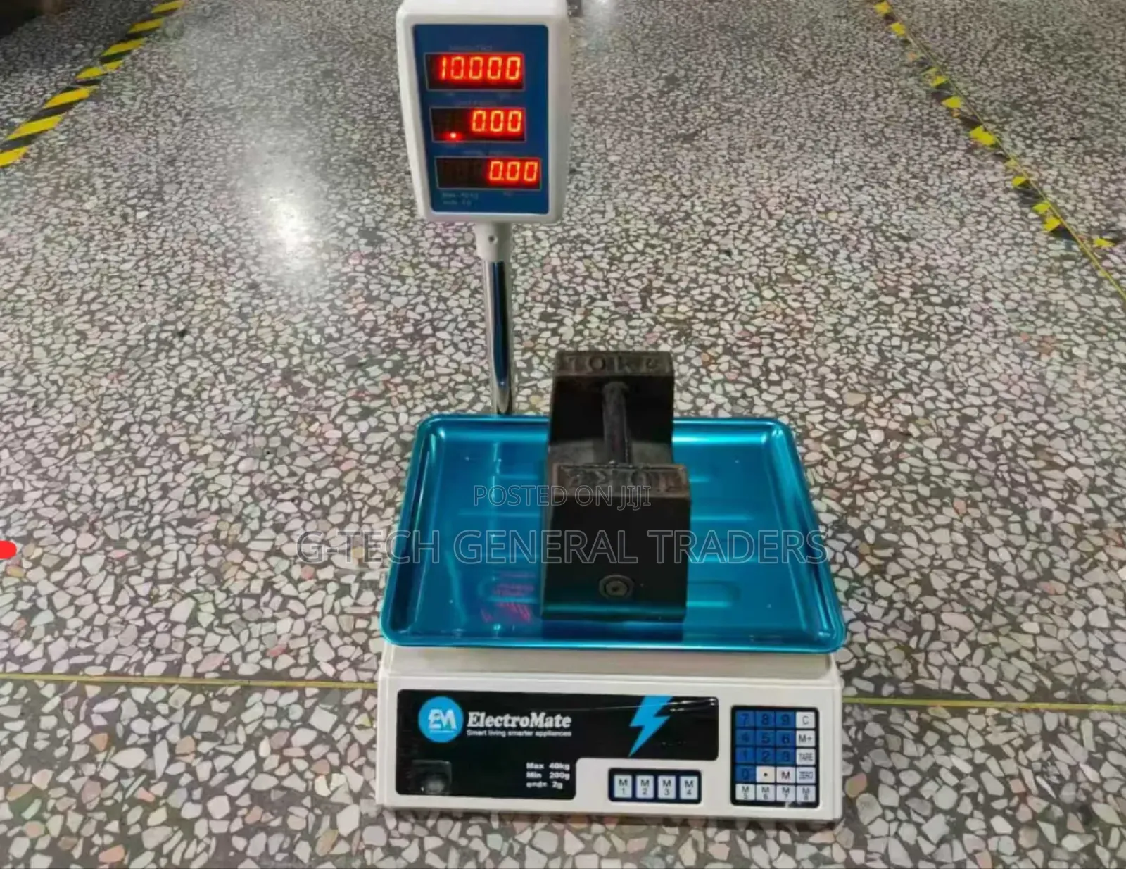 40kgs Electromate Digital Computing Weighting Scale With Arm