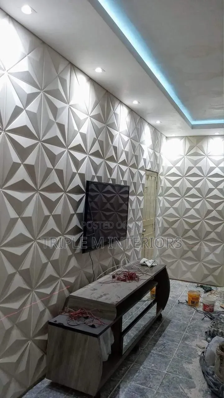 Elegant 3d Wall Design PVC Panels for Homes Offices