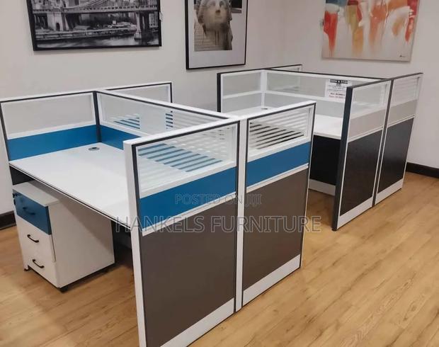 Two Way Workstation Dual User Office Table - main view