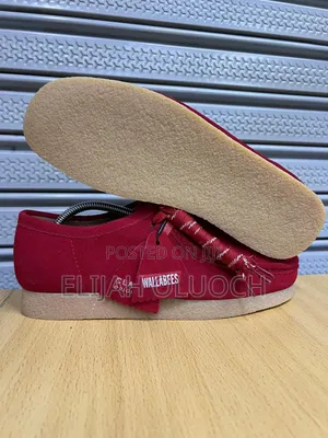 Clarks Originals Wallabee "Red" Is Now Accessible From Size 39-45