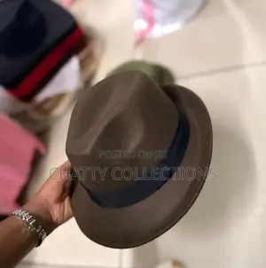 Coffee Brown Small Brim Fedora Hats for Adults and Kids