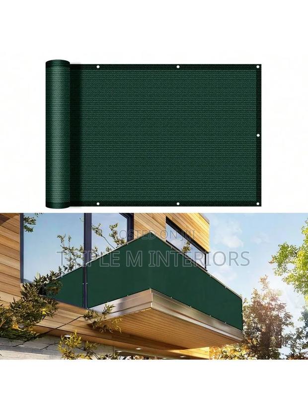 High-Strength Balcony Privacy Mesh Shield for Outdoor Use