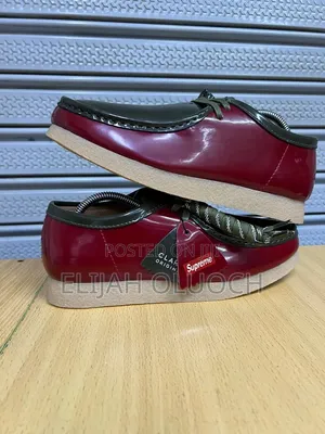 SupremeClarks Original Patent Leather Red/Green Is Now Accessible