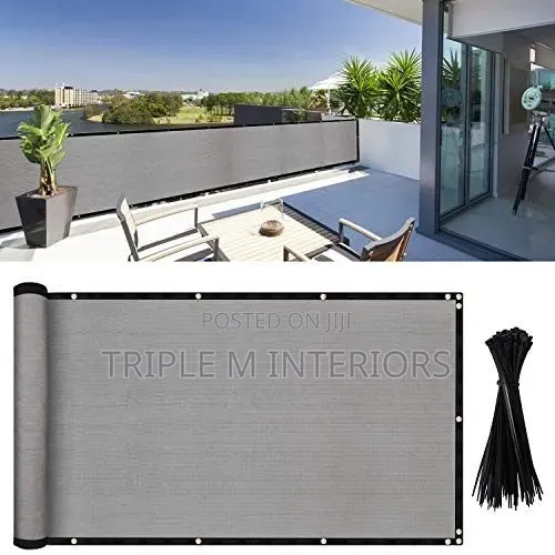 Sleek Balcony Privacy Partition Shield For Apartment Living