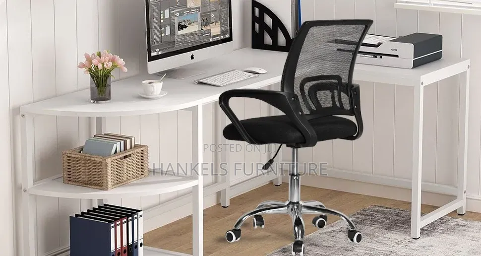 Office Chair Breathable Mesh Adjustable Swivel Seat