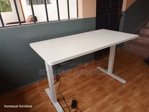 1.2meter White Electric Desk