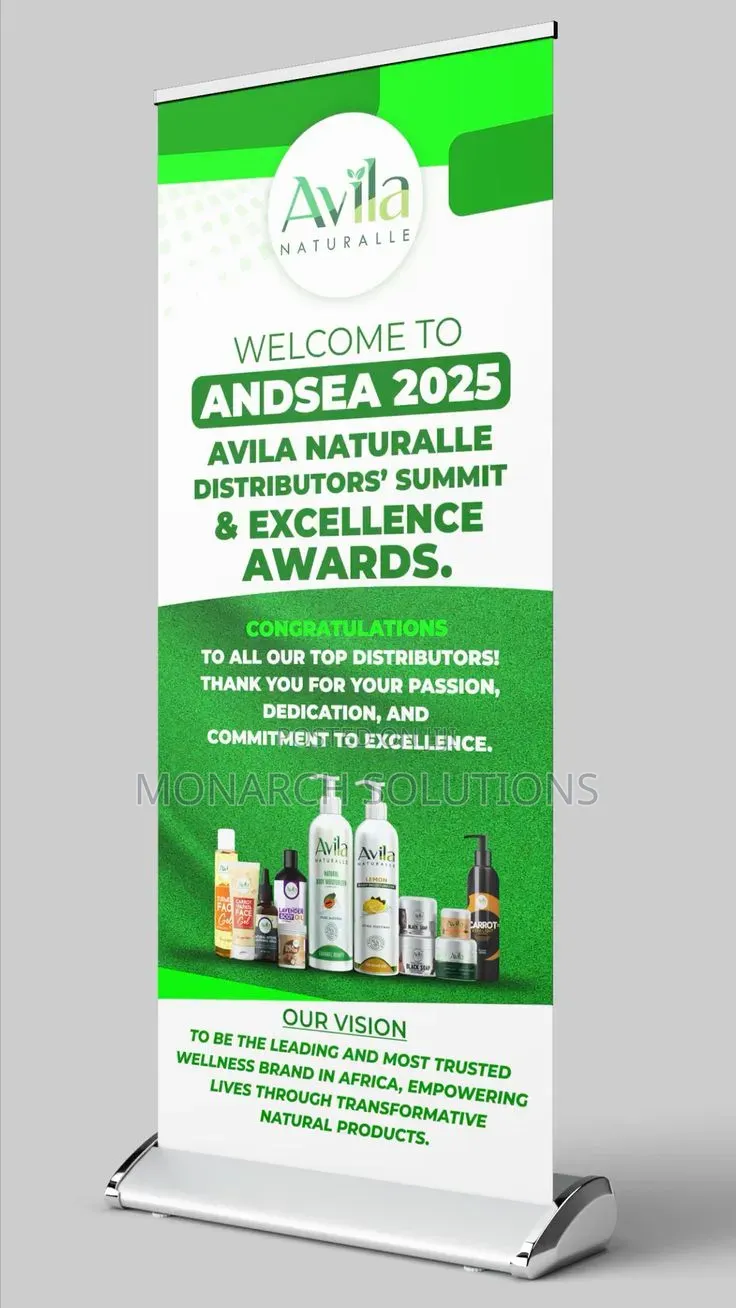 Rollup Banners With Many Satin Finish