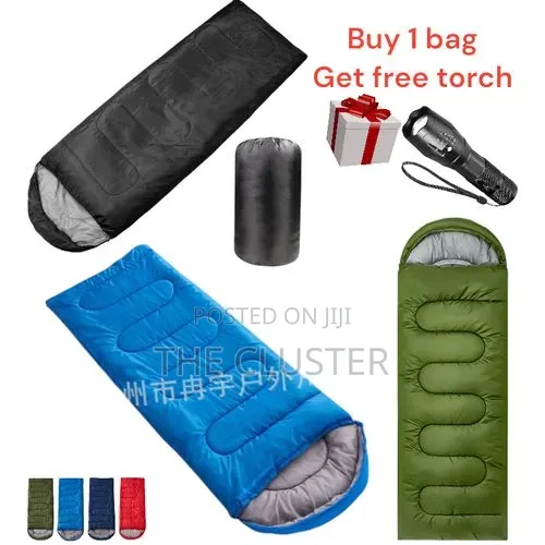 Premium Camping Sleeping Bags +Free Zoom Torch