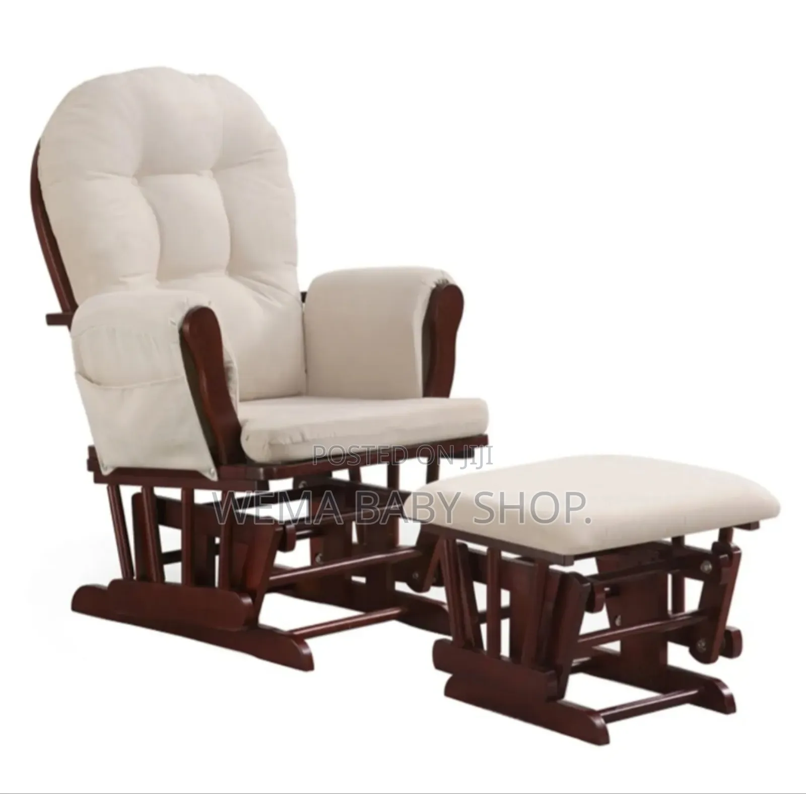 Nursery Glider and Ottoman Set Nursing Chair