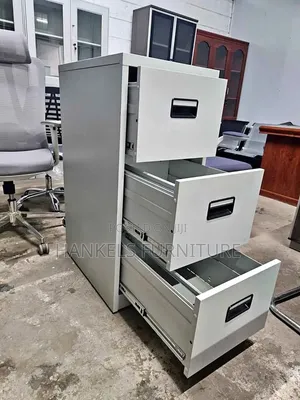3-Drawer Office Cabinet Modern Storage Unit
