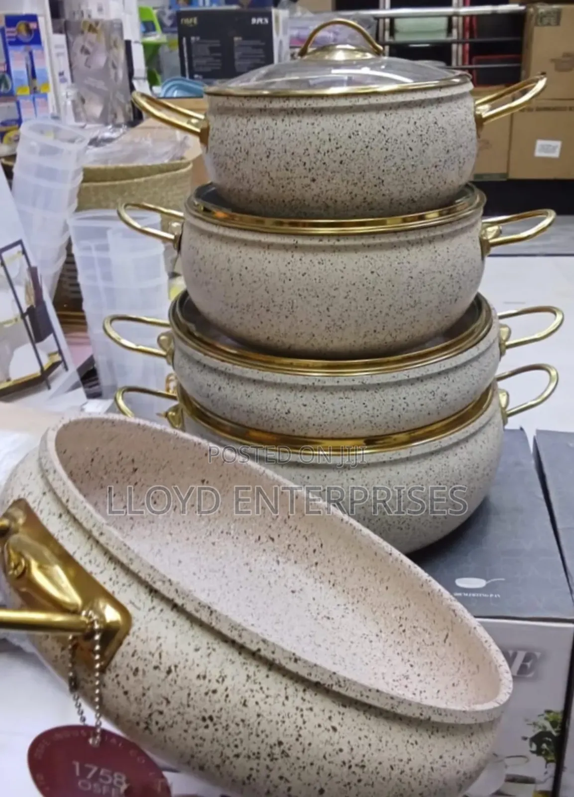 Granite Coated Heavy Cooking Pot