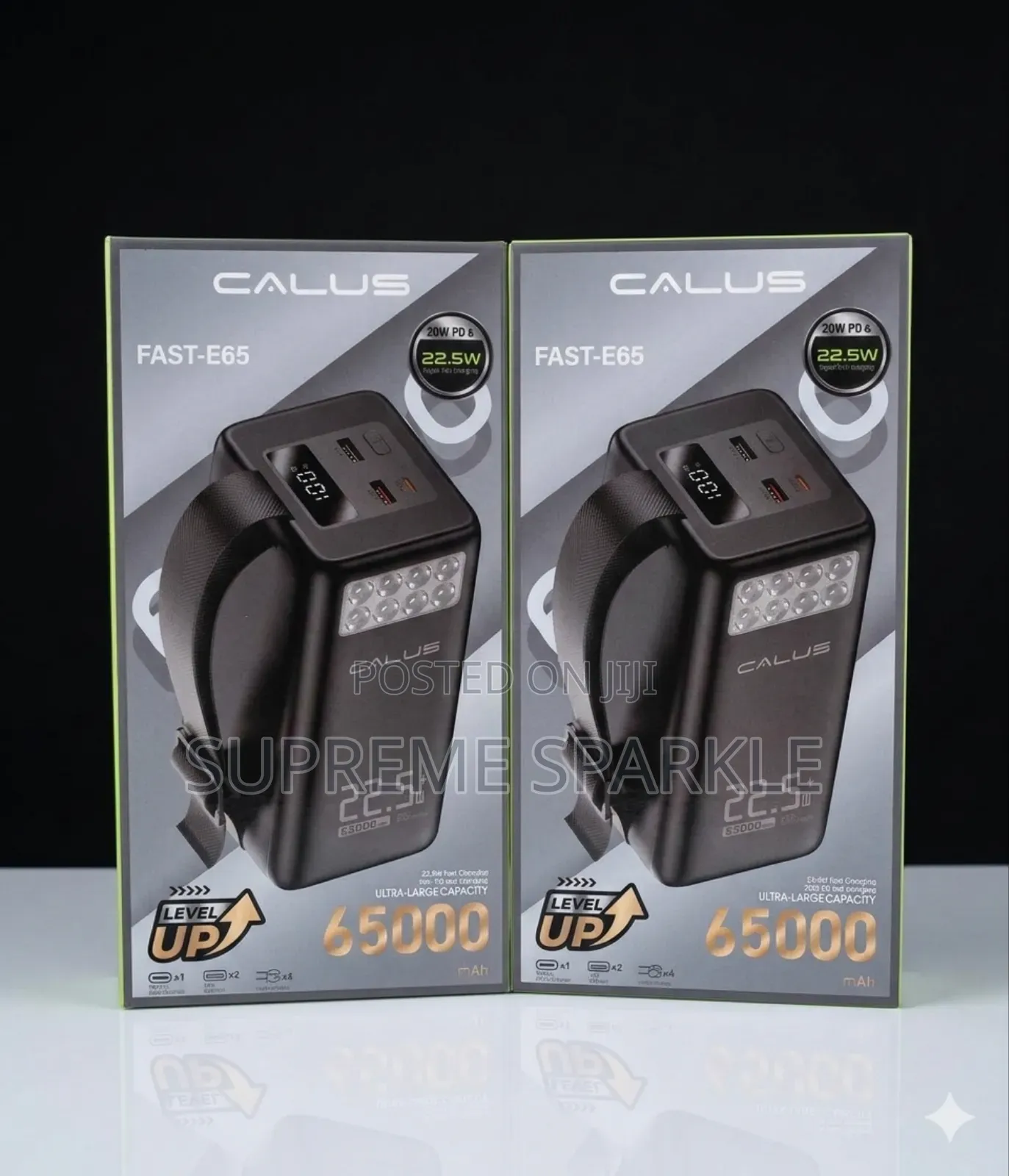 Calus Fast-E65 Power Bank, 65000mah